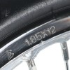 Unbranded 3.00-12 Rear Wheel 80/100-12 Tire Rim 12mm Axle Pit