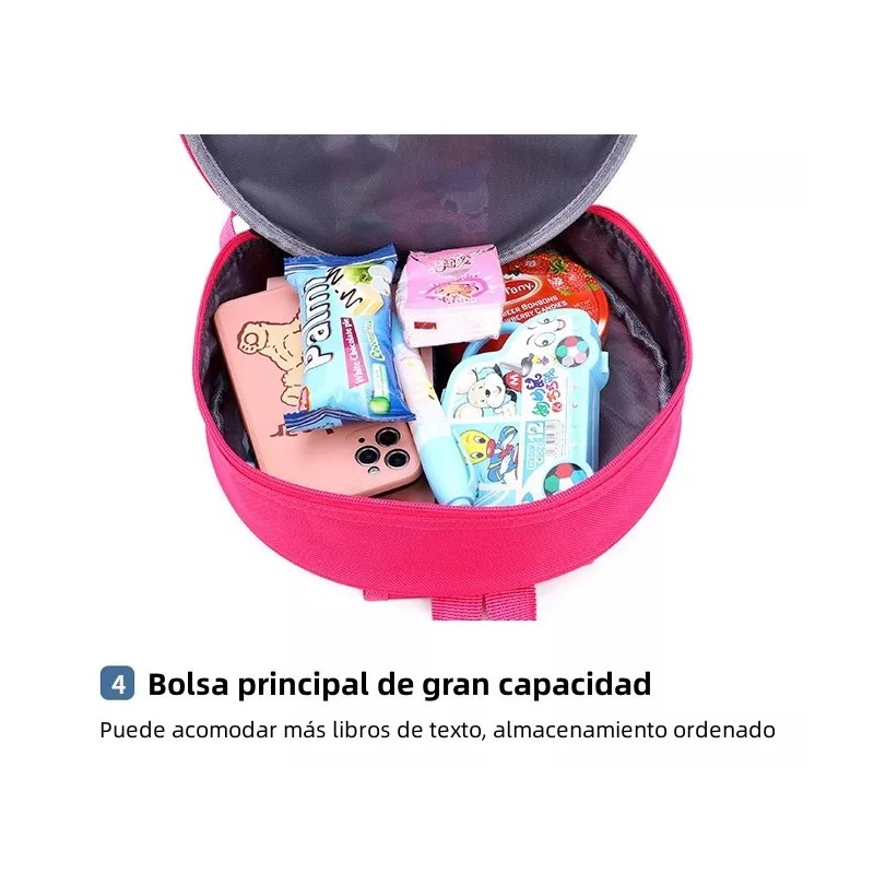 Shuang.W Mochila Niños Donut Dibujos Animados Jardín Infantes
