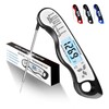 Meat Thermometer, IP67 Waterproof Digital Meat Thermometer with Backlight, Hold