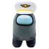 Among Us - Plush w. Accessory - Black Captains Hat