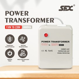 Magnetic Drill Press Power Transformer 3000VA 110V to 220V Specialize in Magnetic Drill Machine with Temperature Control Protection.