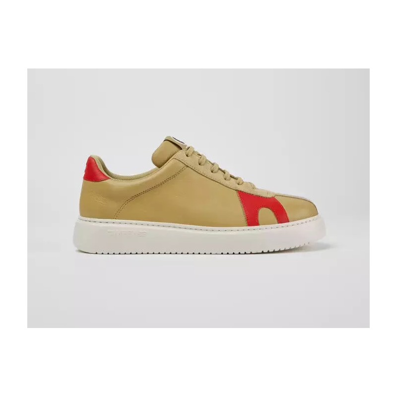 Camper Leather Lace-Up Sneakers Runner K21 | Beige | Sz-8