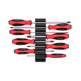 TEKTON Phillips Screwdriver Set with Modular Organizers - 4, 8 Inch Shanks, 8-Piece (#0-#4) | DWP90100