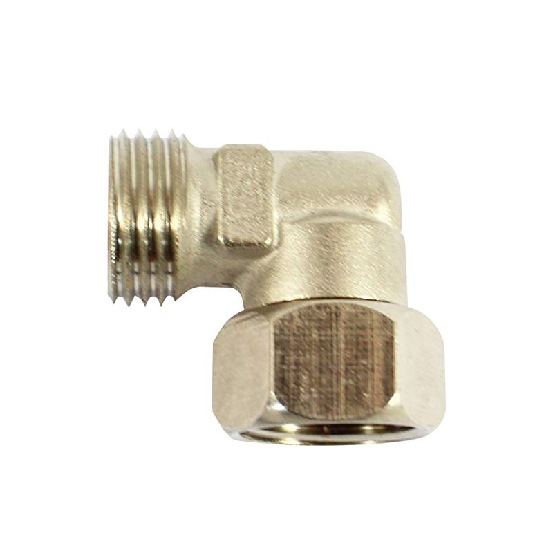 Male/Female 22mm 1/2" Elbow Compression Fitting Connector for Showers and