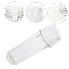 Operitacx Standard Filter Housing Whole House Water Filter System Dual Sealing Ring Design for Kitchen Bathroom and Washing Machine Use
