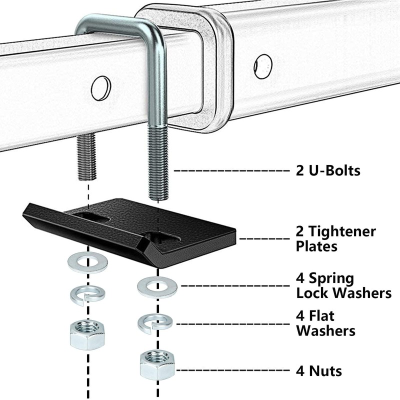 Anti-Rattle Stabilizer For 1.25/2, Trailer Hitch Tensioner Anti-Vibration Stabilizer Anti-Loosening