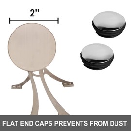 4 FT Bar Mount Foot Rail Kit, Stainless Steel Mount Hardware for Floor and Wall, 2" OD Bar Foot Rail Comfortable Bar Foot Rest for Indoor-Outdoor