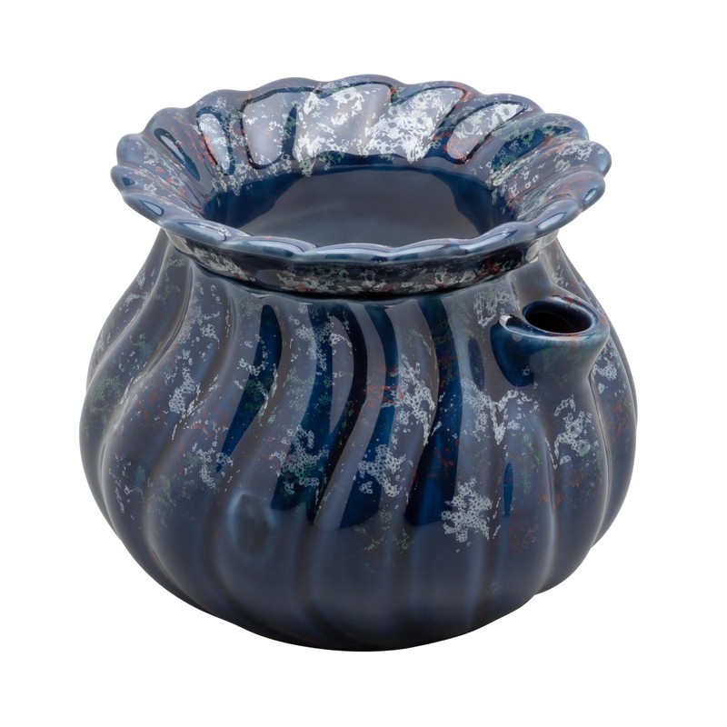 Maryland China 3.75" Opening Medium Blue SELF Watering Planter with
