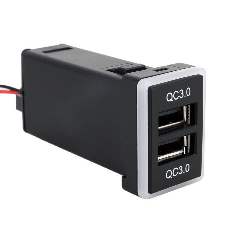 After7 [Fast Charging Compatible] QC3.0 Toyota Compatible Type A USB