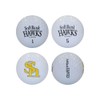 LEZAX Fukuoka SoftBank Hawks Golf Balls, 6 Pieces, White SBBA-4752