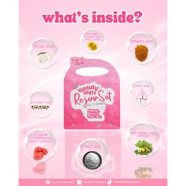 You Glow Beauty White Rejuv Set, Exfoliating Skin Care Kit, Instant Firming and Renewal Treatment, Pink