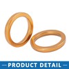 A ABSOPRO Set of 2 Motorcycle Exhaust Silencer Pipe Seal