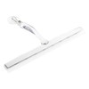 iDesign Zia Metal and Plastic Bathroom Squeegee for Shower, Glass