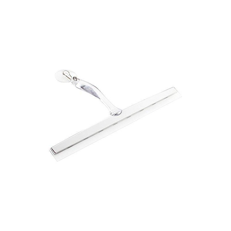 iDesign Zia Metal and Plastic Bathroom Squeegee for Shower, Glass