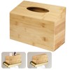 Hand Towel Box Cover for Kleenex with Sloped Top, Natural