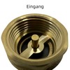 Pack of 2 3/4 Inch Brass Check Valve, 3/4 Inch