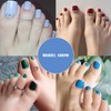 Pack of 500 Transparent Artificial Toenails, Artificial Toe Nail Tips,