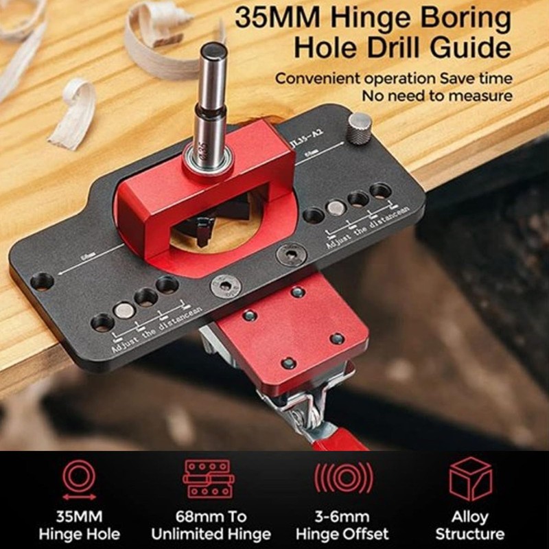 35MM Concealed Hinge Jig, Concealed Positioning Hinge Hole Punch, Hinge