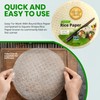 22CM Round Rice Paper Non-GMO | Pack of 3 (12