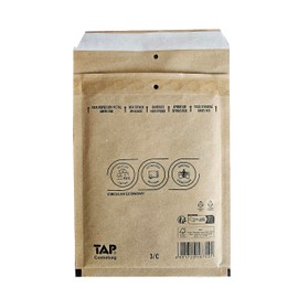 Global Pack Brown Bubble Envelopes Bubble Mailers 3/C 170 x 225mm