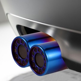 Stainless Steel Exhaust Tip | 2.5inch Muffler Tip Tailpipe Stainless Steel Exhaust Tip - Rustproof Tail Throat Straight Modification Supplies for Trucks & Car