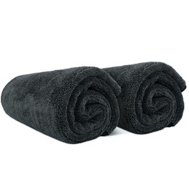 HOMEXCEL Car Drying Towel (36"x 24"), 1200GSM Ultra Absorbent Car Cleaning Cloth, Streak-Free Microfiber Drying Towel, Great for Cars, Trucks, SUVs, RVs, Motorcycles, 2 Packs