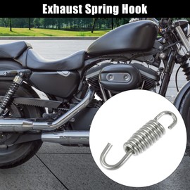 Motoforti Motorcycles Universal Exhaust Pipe Spring 40 mm 1.57 Inch Stainless Steel Exhaust Pipe Spring Hook Modified Accessories