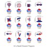 DACHUI 4th of July Patriotic Decorations Set, 36 Pcs Independence