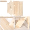 ZYP 4-Tier Wooden Retail Display Riser Wooden Display Stand Wood