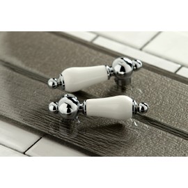 Kingston Brass KS1251PL Heritage Bathroom Faucet, 6-3/8" in Spout Reach, Polished Chrome