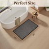 Unique Woven Bathroom Mat, Super Absorbent Quick Dry Non Slip