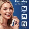 50pcs Dental Temporary Tooth Cap Crown Fake Teeth,Temporary Realistic Crown,Tooth
