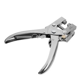 IWOWHERO DIY Multi Functional Hole Puncher Heavy Duty Metal Leather Punch Tool with Comfortable Grip for Watch Bands Belts Bags and Fabrics for Crafting and Repairs