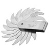 Stainless Steel Radius Fillet Gauge External Internal Concave Convex Measuring