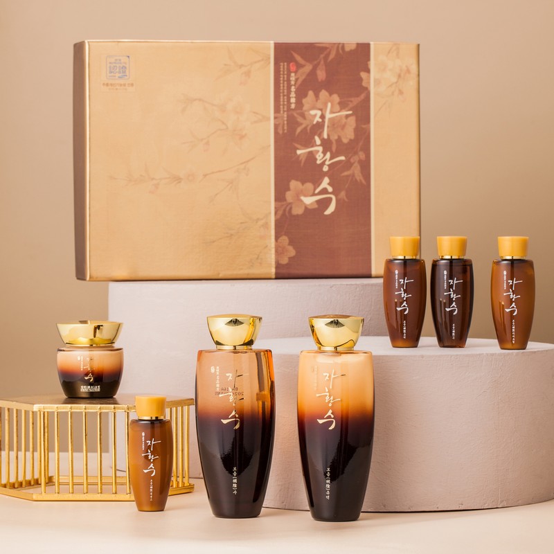 Jahwangsu Boeum Women’s Special 3-Piece Set Luxury Basic Cosmetics Skin
