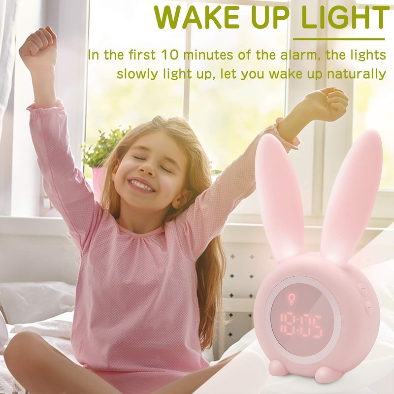 Homealexa Kids Alarm Clock, Girls and Boys Alarm Clock Digital