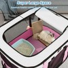 X-ZONE PET Dog Playpen, Puppy Cat Play Pen Portable Foldable