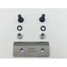 Delixike Chipper Blade Kit 781-0490 981-0490 for Craftsman/Troy-Bilt/MTD Shredder