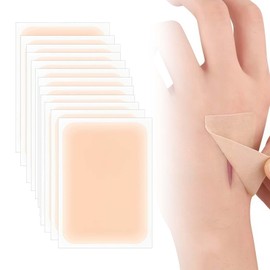 KLINNA 12 Stück Tattoo Cover Up Aufkleber, Atmungsaktiv & Wasserdicht zum Tattoo Abdecken, Concealing Tape Pflaster Leicht Geeignet für Narben, Muttermale, Unsichtbare Abdeckung