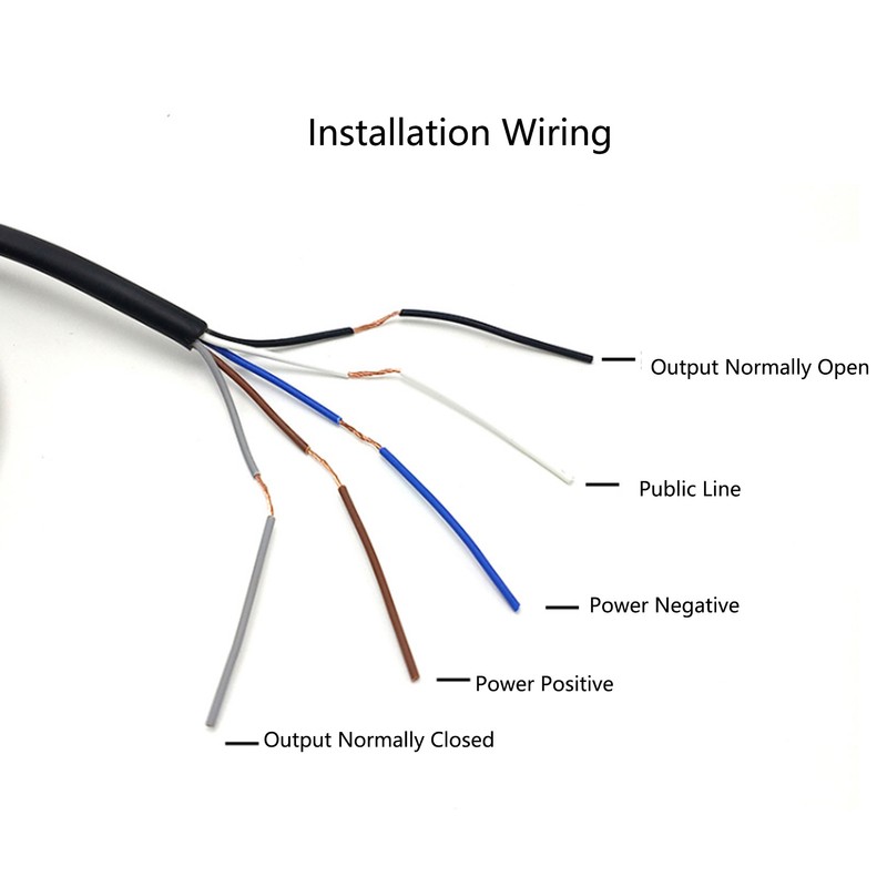 BERM Photoelectric Switch Diffuse Reflection Sensor Proximity Switch 24‑240V BEN300‑DFR