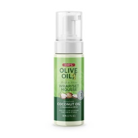 ORS Olive Oil Hold & Shine Wrap Set Mousse Infused with Coconut Oil 3.7 Ounces (2)
