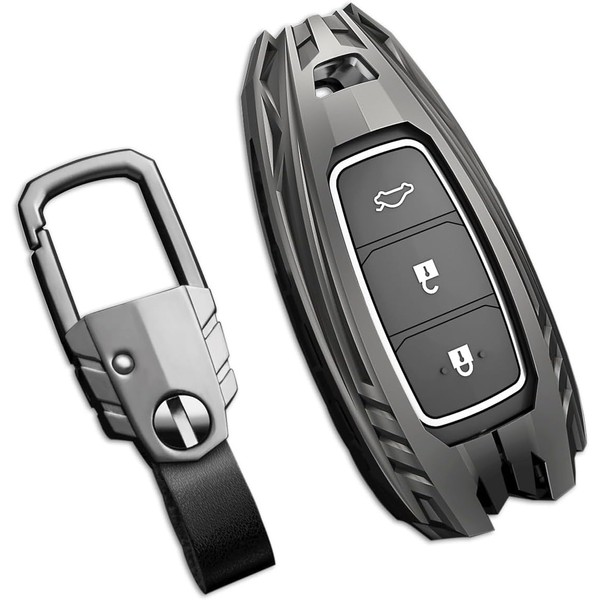 SLAKNOK for Hyundai Key Fob Cover with Keychain,Stylish and Durable