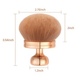 Large Self Tanning Brush, 74mm Wide-headed Kabuki Brush For Bronzers Blend Self Tanning Applicator,Soft synthetic hair, Powder, Foundation, Blusher, Face and Body Brush Gift box