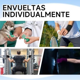 Venda Autoadherible, Vendaje Autoadhesivo en 6 Colores, Venda Elastica de 5cm X 4.5m, Cinta Cebolla Vendaje Autoadhesiva Transpirable para Estiramient