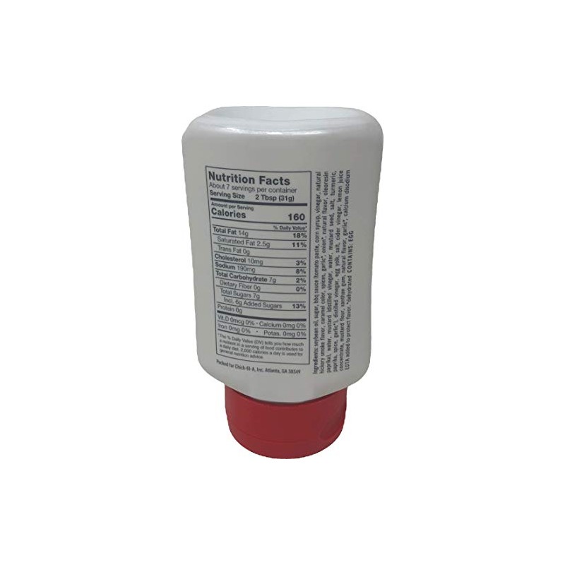 Chick-Fil-A Sauce 8 oz. Squeeze Bottle - resealable Container for
