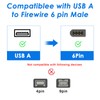6ft Firewire to USB Adapter Cable 6 Pin IEEE 1394