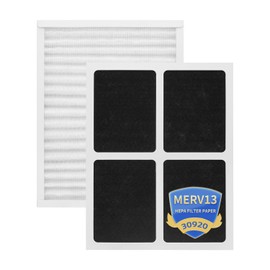 30920 Replacement Filter Compatible with Hunter HEPAtech 30920 fits 30050 30054 30055 30065 30070 30071 30075 30080 30177 30832 30882 30883 37055 37065 Air Purifiers,HEPA Carbon Filter (2 Pack)