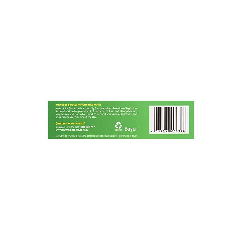 Berocca Performance Effervescent Tablets 60 Count Limited Edition Celebration Pack