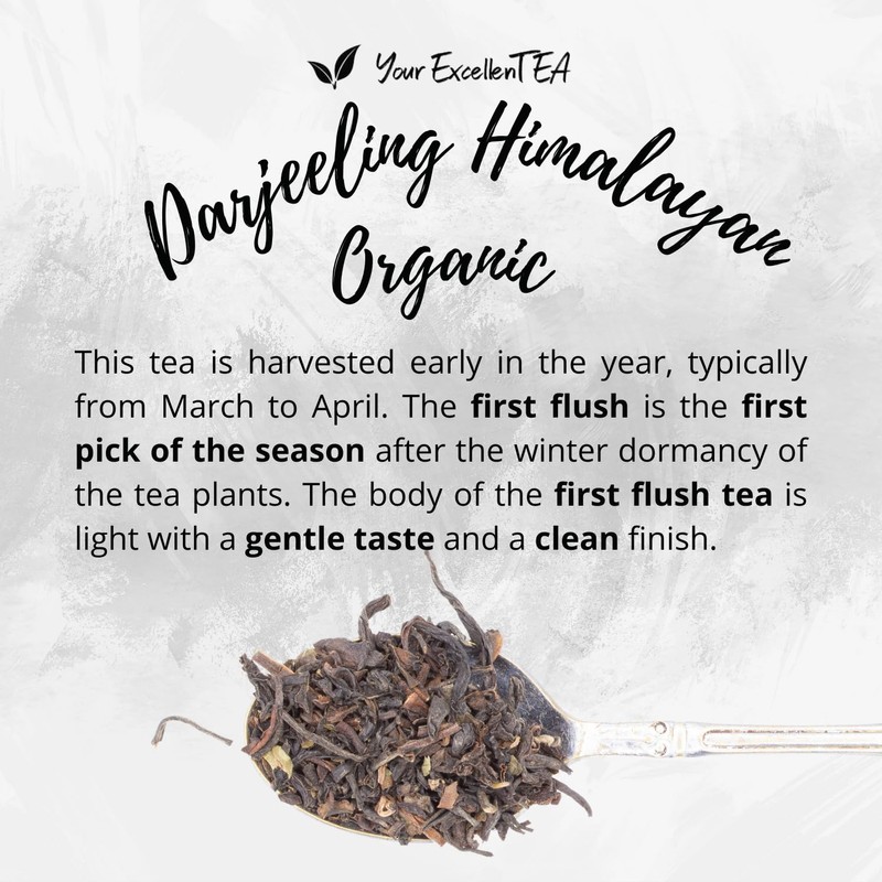 Your ExcellenTEA - Darjeeling Himalayan Organic Black Loose Leaf Tea