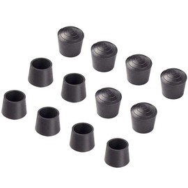 Onwon 12 Pcs Rubber Table Chair Leg Tips Caps, 7/8 inch 22mm, Floor Protectors for Avoid Scratches and Damages, Anti Slip Rubber Table Chair Leg Caps